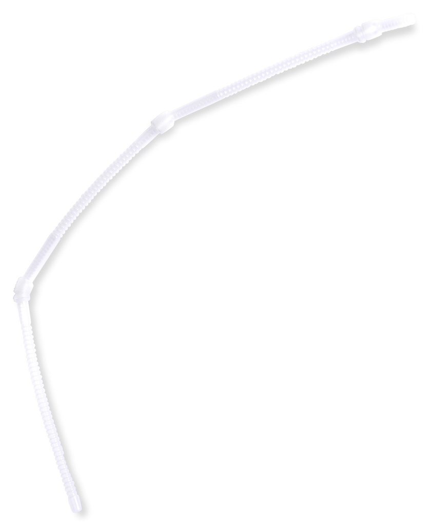 Kinsman Extra Long 28 Flexible Drinking Straw, Pack of 10