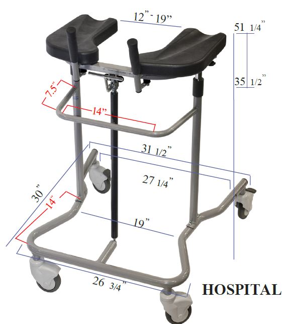 Eva Walkers - Pneumatic Height Adjust