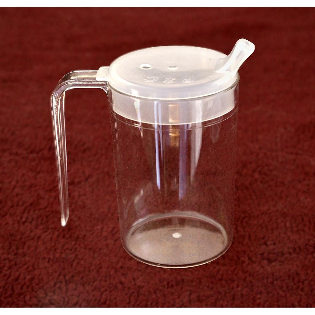 One Handle Clear Cup