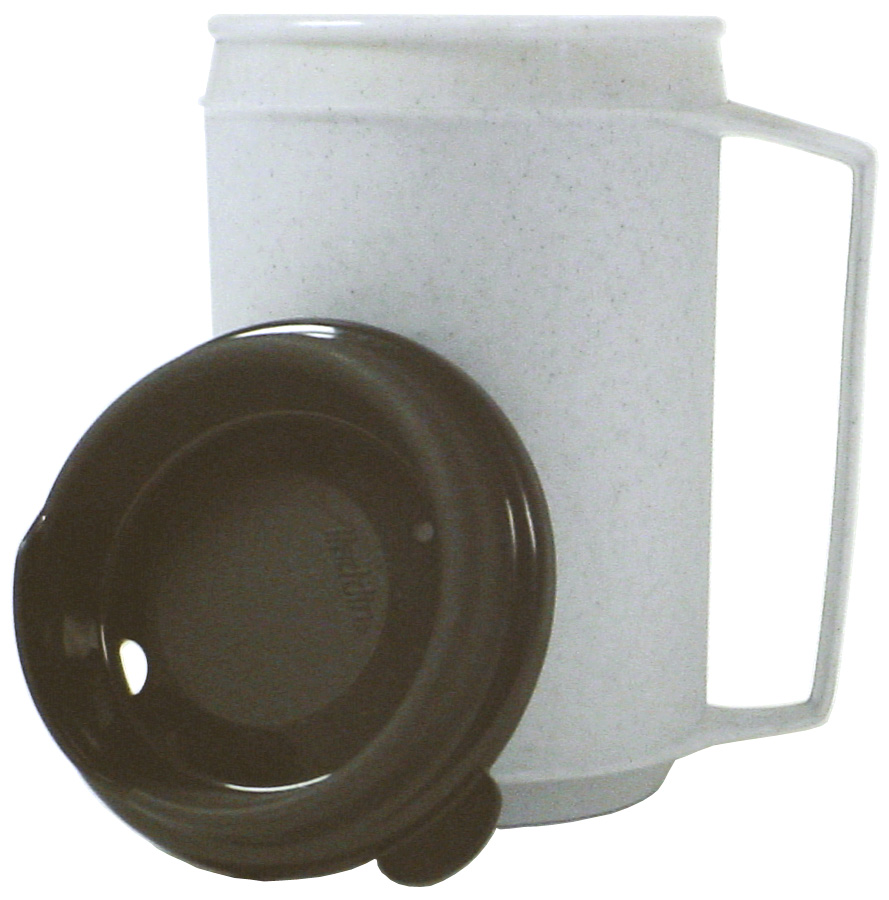 Insulated Mug w/Lid, 12 oz