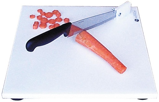 [15037] Cutting Board w/Pivot Knife, 12" x 12"