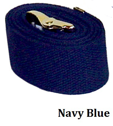 Gait Belts - Navy Blue, Plastic Buckle